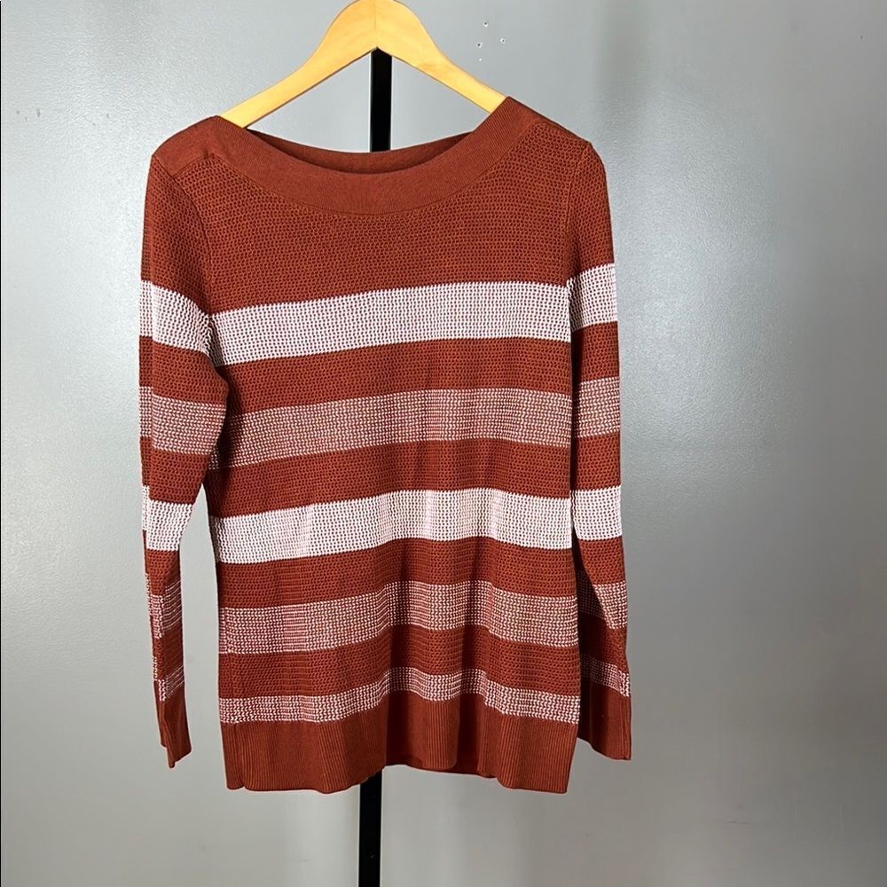Market & Spruce Striped Knit Sweater